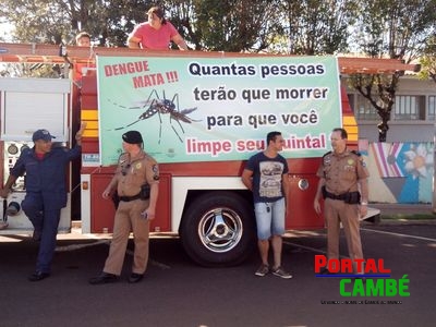 Governo do Estado mobiliza a população do Paraná para a campanha Hora H: Todos Contra o Mosquito da Dengue. Sábado, 06/02/2016. Foto: Divulgação SESA