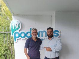 Benê Filho e Gustavo Silva Castro Presidente do PODEMOS/PR