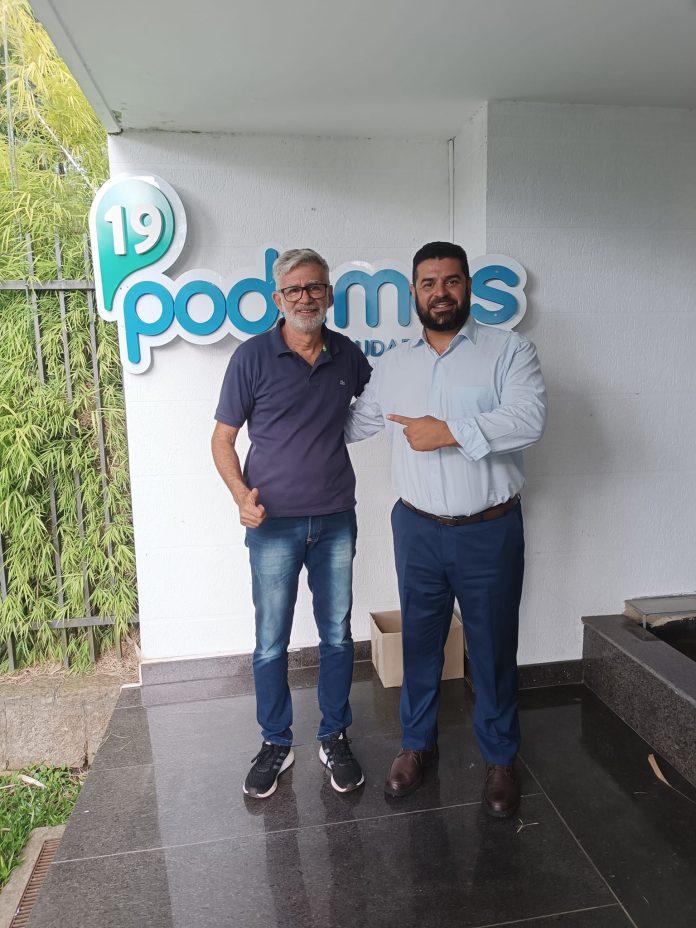 Benê Filho e Gustavo Silva Castro Presidente do PODEMOS/PR